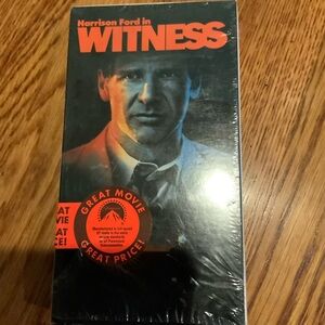 VHS Witness Harrison Ford Video Tape Vintage